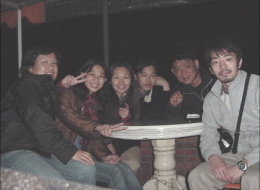 With Taiwan friends