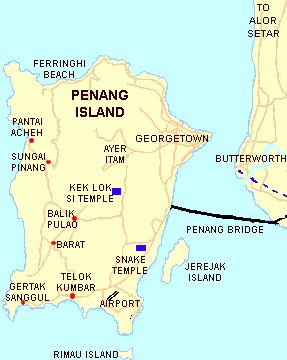 Map of Penang